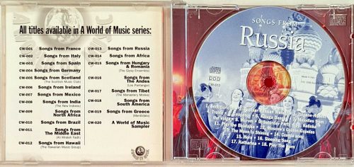 Songs from Russia zenei CD