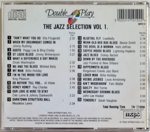 The Jazz Selection, Vol 1 zenei CD