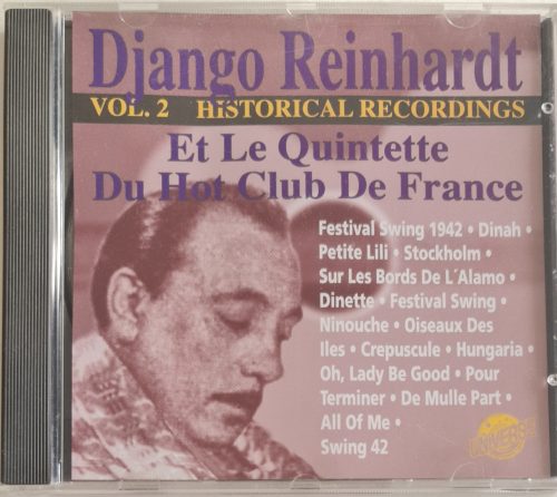 Django Reinhardt, Historical recordings Vol 2 zenei CD