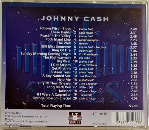 Johhny Cash, A boy named Sue zenei CD