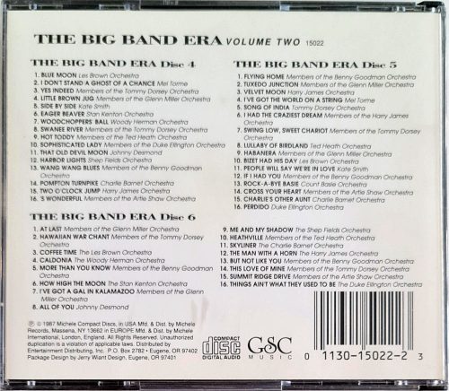The Big Band era, 48 big band hits, tripla zenei CD