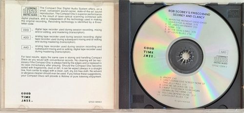 Bob Scobey's Frisco Band, Scobey and Clancy zenei CD, USA kiadás
