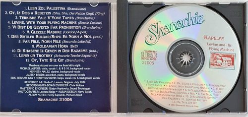 Kapelye Levine Flying Machine zenei CD