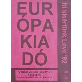 Európa Kiadó koncertjegy 1992