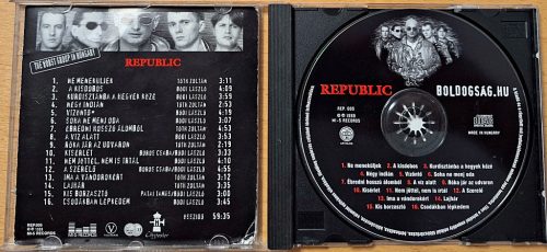 Republic - Boldogság.hu zenei CD (1999) MI-5 Records