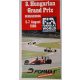 Formula 1 World Championship (F1) Hungarian Grand Prix 1988. August 5-7 Guide