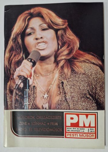 Pesti Műsor kultúrális újság 1982. December 1-8. (Tina Turner, Skála Coop)