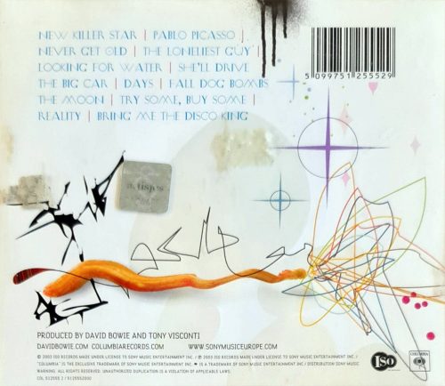 David Bowie, Reality zenei CD, 2003