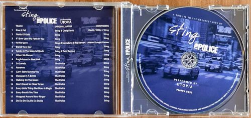 Utopia - A tribute to the greatest hits of Sting and the Police zenei CD, 2004