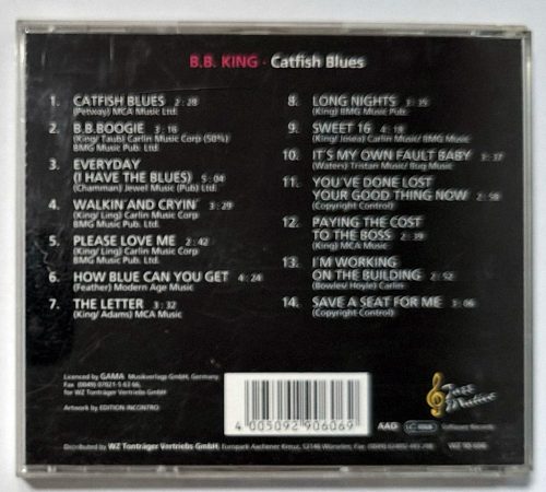 B.B. King Catfish Blues zenei CD