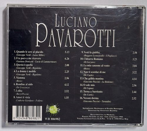 Luciano Pavarotti válogatás zenei CD (1998)
