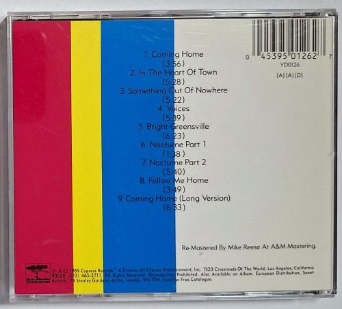 Brain Gallagher - Coming home zenei CD (1989)