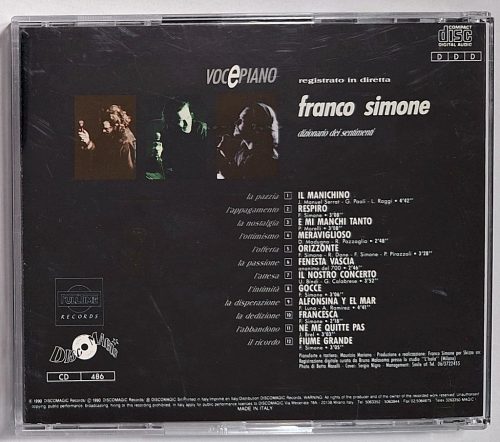 Franco Simone - Dizionario dei sentimenti zenei CD (1990)