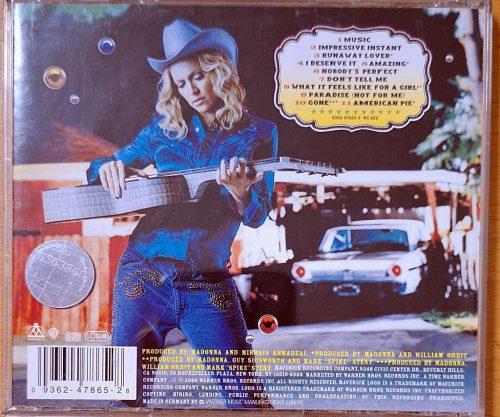 Madonna Music & American Pie zenei CD (2000) 