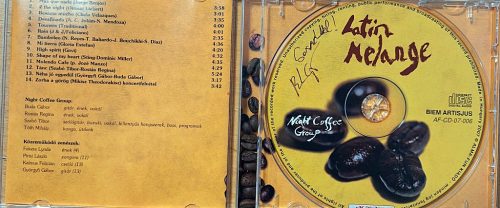 Latin Melange - Night Coffee Group zenei CD (2007) magyar kiadás