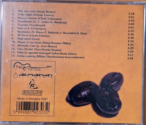 Latin Melange - Night Coffee Group zenei CD (2007) magyar kiadás
