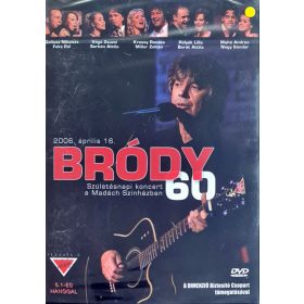   Bródy 60 - Születésnapi koncert a Madách Színházban bontatlan zenei DVD