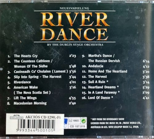 Riverdance, Dublin Stage Orchestra zenei CD (2003) 