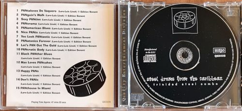 Trinidad Steel Combo, Steel Drums From the Caribbean zenei CD (2007)