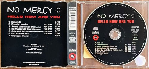 No Mercy, Hello How Are You zenei CD (1996)