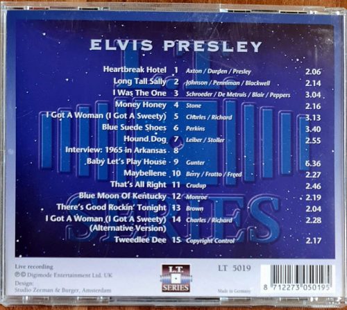 Elvis Presley, Heartbreak Hotel zenei CD