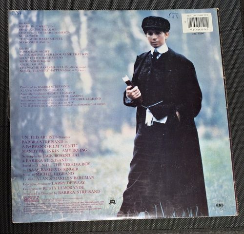 Barbra Streisand - Yentl - filmzene - zenei bakelit lemez