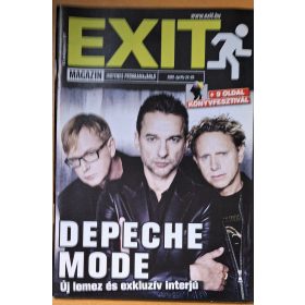   Exit Magazin (2009.IV.22-29) címlapon Depeche Mode zenekar, új lemez és interjú