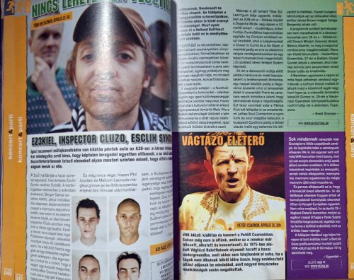 Exit Magazin (2009.IV.22-29) címlapon Depeche Mode zenekar, új lemez és interjú