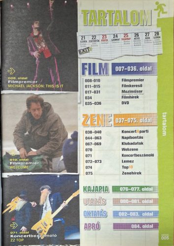 Exit Magazin (2008.X.21-28) címlapon a Kiss zenekar, új lemez