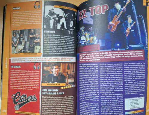 Exit Magazin (2008.X.21-28) címlapon a Kiss zenekar, új lemez