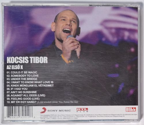 Kocsis Tibor X-Faktor zenei CD Az első X. 2010