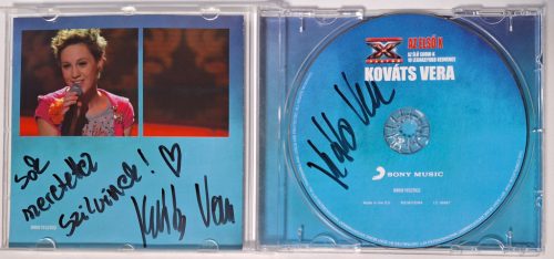 Kováts Vera X-Faktor zenei CD Az első X. 2010 (aláírt lemez és tok)