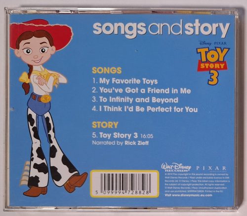Toy Story 3 Song and Story zenei CD filmzene 2010