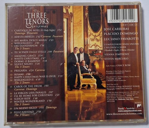 The three tenors Christmas zenei CD (A három tenor karácsonya)