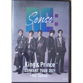   King & Prince zenei Blue-Ray lemez duplalemez Resense Concert tour 2021