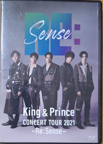 King & Prince zenei Blue-Ray lemez duplalemez Resense Concert tour 2021