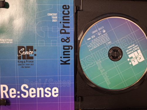 King & Prince zenei Blue-Ray lemez duplalemez Resense Concert tour 2021