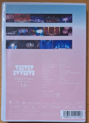 King & Prince zenei Blue-Ray lemez duplalemez Concert Tour 2020 L&