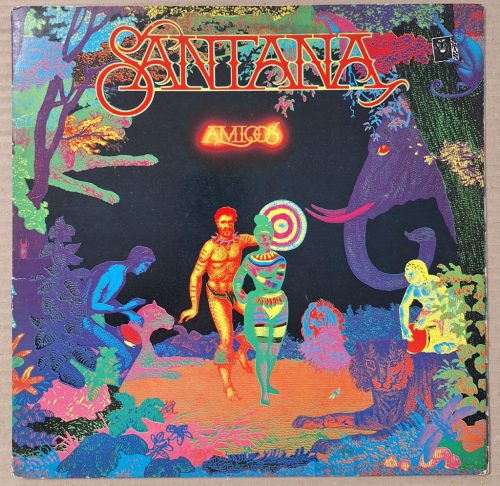 Santana Amigos zenei LP bakelit lemez 1976