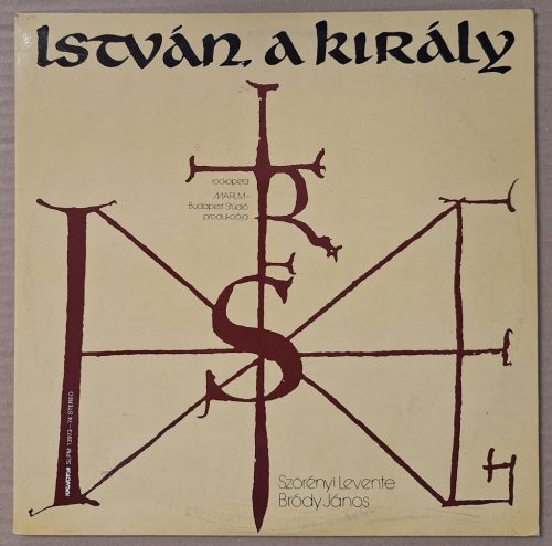 István a király dupla zenei LP lemez (Ismertető füzettel, plakáttal) 1983