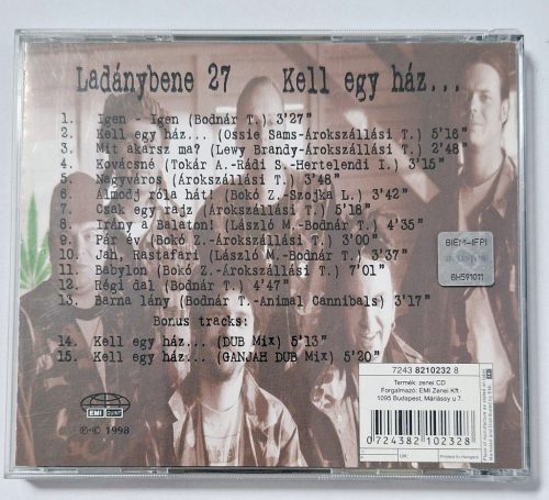 Ladánybene 27 Kell egy ház zenei CD (1998)