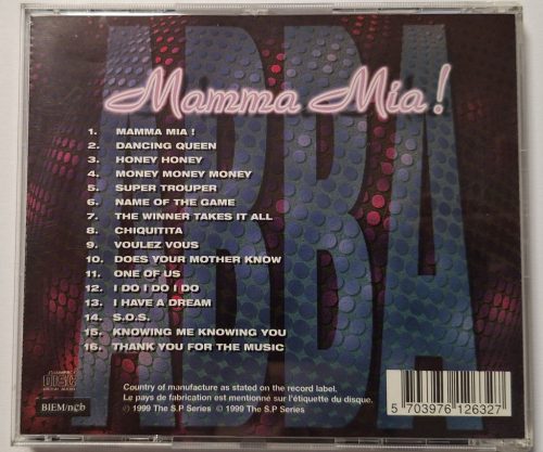 Limelight Orchestra and Singers Abba - Mamma mia zenei CD lemez (1999)