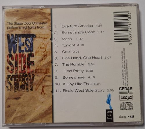 Stage Door Archestra West Side Story zenei CD lemez