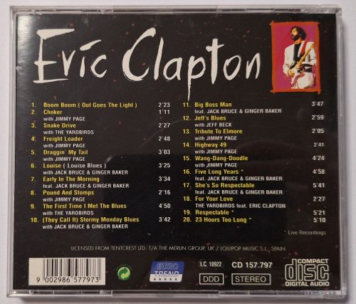 Eric Clapton zenei CD lemez