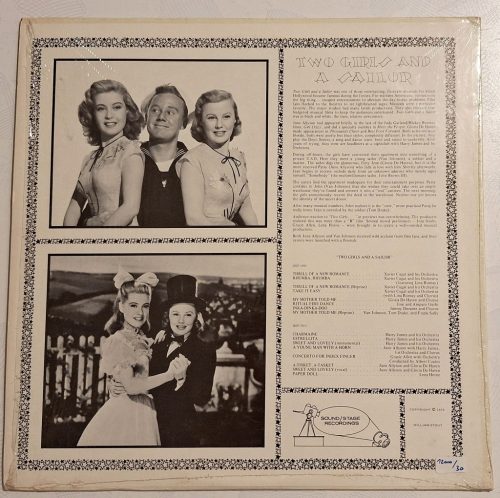 Two Girls an a Sailor (Csókos Tengerész) zenei bakelit lemez VG