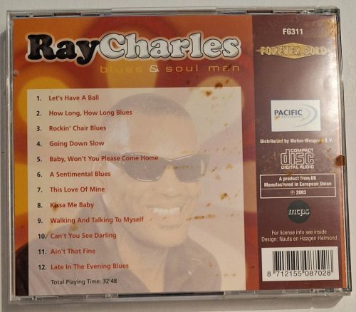 Ray Charles blues & soul man zenei CD lemez 2003
