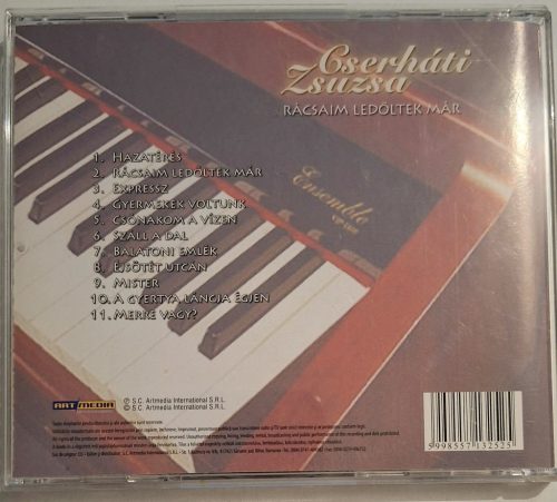 Cserháti Zsuzsa Rácsaim ledőltek már zenei CD lemez 2003