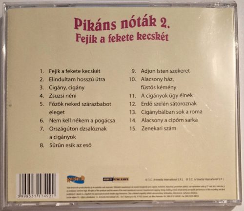 Pikán nóták 2. Fejik a fekete kecskét zenei CD lemez 2003