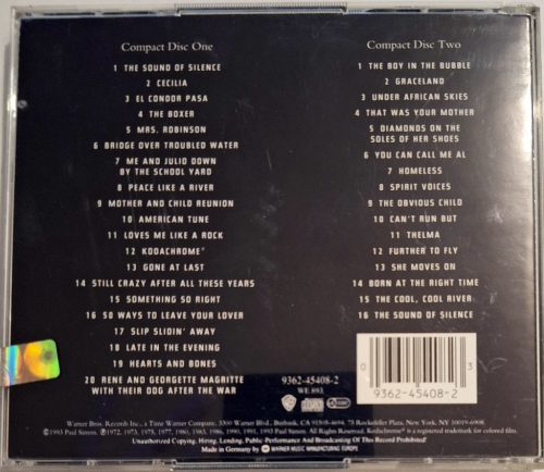 Paul Simon Anthology zenei CD lemez 1993