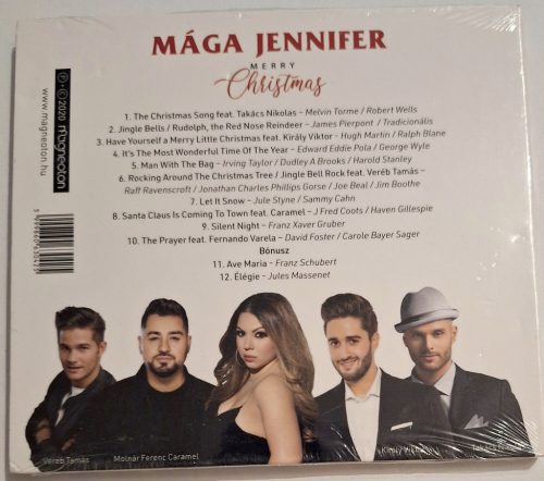 Mága Jennifer Merry Christmas (Veréb Tamás, Molnár Ferenc,Király Viktor,Takács Nikolas) bontatlan zenei CD lemez